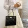 Square Handbags For Women Chain Chain Strap Pu Leather Oulder Bag Solid Cr Rhombus Plaid Lady Crossbody Bag SML SE