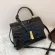 Crocodile Pattern Square Tote Bag New Hi-Quity PT Leather Women's Designer Handbag Vintage Oulder Mesger Bag