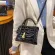 Crocodile Pattern Square Tote Bag New Hi-Quity PT Leather Women's Designer Handbag Vintage Oulder Mesger Bag