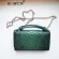Genuine Leather Women Clutch Serpentine Ladies Oulder Cross-Body Bag With Chain Pouch