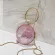 Transparent Round Totes With L Handle Mmer New Hi Quity Pvc Women's Designer Handbag Chain Oulder Mesger Bag