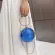 Transparent Round Totes With L Handle Mmer New Hi Quity Pvc Women's Designer Handbag Chain Oulder Mesger Bag