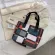 New CA PLAID OULDER BAG Stitching Wild Mesger Brand Fe Totes Crossbody Bags Women Leather Handbags Bolsa 3