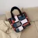 New Ca Plaid Oulder Bag Stitching Wild Mesger Brand Fe Totes Crossbody Bags Women Leather Handbags Bolsa 3