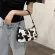 Mil Cow Pattern Women's Hobos Baguette Handbags Pu Leather Fe Sml Oulder Bag Vintage Ladies Underarm Bag Ses