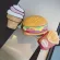 New Cute Women Hamburger/Pop S Crossbody Bags Cartoon Chain PU Leather SML BAG Single Mini Oulder Bags