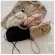 The New Trend for Women in Autumn and Winter is A SML Chain Soft Wool Bag with One Oulder Cross-Body Bag.