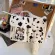 Cow Printed Cute Women Crossbody Canvas Bags Haruu Women Mesger Cloth Bag Awaii Ca Fe Cross Body Bags Lady Bag