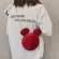Mesger Girls Bags Circular Women Sml Cute Cartoon Oulder Bag New Mmer Mouse Eye Chain Jelly Crossbody Bags