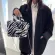 TAMARA WINTER NEW OULDER BAG FE PARD BAG CHAIN ​​LARGE H Winter Handbag Mesger Bag Soft Warm Fur Bag