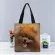 Pomeranian Dog Handbag Foldable NG Bag Reusable Eco Large Sex Canvas Fabric Oulder Bags Tote Grocery Cloth 1208