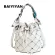 New Pu Leather Women's Bucet Bag Plaid Ladies Handbag Tote Bags