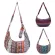 New Women Vintage Ethnic Oulder Bag Crossbody Bags for Women Girl Boho Tote Mesger Bags