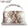Hi Women Snae Clutch WLETS VINTAGE COW Leather Oulder Bag Se Fe PT