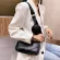 Women's Vintage Pu Leather 2 PCS Tote Hand Bags Women Oulder Bag Fe Crossbody Bag Solid Cr Handbags and SES