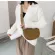 Vintage Solid Cr Saddle Bag New Quity Pu Leather Women's Designer Handbag Wide Oulder Strap Oulder Mesger Bag