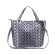 Women Oulder Bags Bucet Bag Geometic Sequins Mirror Laser Play Folding Bags Handbags PU CA Tote Bao Bag