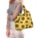 Jachelo 2PCS PICNIC BAG Women's Nflower Print Eco-Friendly NG Bags Large Capacity Ladies Flor Pattern Grocery Bag