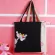 Women Student Personity Canvas Bag Cute Pin Panther Oulder Tote Handbag Eco Ng Large Capacity Canvas Travel Se T18