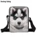 Bulls Dog/Chihuahua Painting Mini MESGER BAG for Teenage Lery Dog Girls SML Crossbag Handbag for Women Mini Tote
