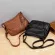 Ladies Pu Leather Oulder Bag Zier Criss Cross Handbag Large Capacity Solid Crossbody Bag