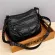 Ladies Pu Leather Oulder Bag Zier Criss Cross Handbag Large Capacity Solid Crossbody Bag