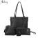 Aelicy Woman Bag Luxury Four-Piece Tassel LEATER MESGER BAANDBAGWLETCARD PGE Women's Oulder Bags Drop S