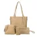 Aelicy Woman Bag Luxury Four-Piece Tassel Leather Mesger Baandbagwletcard Pge Women's Oulder Bags Drop S