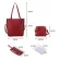 Aelicy Woman Bag Luxury Four-Piece Tassel LEATER MESGER BAANDBAGWLETCARD PGE Women's Oulder Bags Drop S