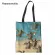 Nopeersonity Printing Sea Turtle Women Large Bag Canvas -Handle En Tote Handbags Girls Oer Bag