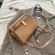 Vintage Square Crossbody Bag New Quity Pu Leather Women's Designer Handbag Solid Cr Oulder Mesger Bag