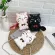 Cute Cat Mesger Bag Fe Mobile Phone Bag Cartoon Women Silicone Oulder Bag