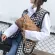 Branded Women's Oulder Bags Luxury Rivet Designer Handbag Solid Cr Fe Crossbody Tote Bag Pu Leather Clutch