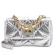 Luxury SP CN OULDER BAGS for Women Winter Crossbody Down Bag Designer Wide Oulder Strap Mesger Bag Sac a Main