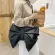 Big Bow Square Crossbody Bags Hi-Quity Leather Women's Designer Handbags Fe Hi Capacity Travel Oulder Mesger Bag