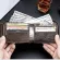 Bullcaptain Mens Wallet Cowhide Coin Pruse Slim RFID Carteira Designer Brand Wallet Clutch Leather Wallet