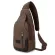 กระเป๋าคาดหน้าอก/Large capacity men's canvas chest bag for men and women leisure riding outdoor anti-theft diagonal bag