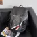 Men's backpack/Men's Fashion Personality Shark Backpack Women's Large-Capacity Casual Leather Travel Bag