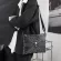 Shoulder bag/Korean Style Men's Clutch Bag Fashion Stitching Soft Leather Shoulder Bag Trend Rivet Small Bag