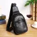 กระเป๋าคาดหน้าอก/New men's bag simple outdoor shoulder bag small backpack leather chest bag