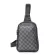 กระเป๋าคาดหน้าอก/Chest bag fashion new classic lattice leather shoulder bag outdoor mobile phone bag