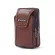 PU leather mobile phone bag with zipper for men