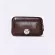 Waist/Men's Belt Bag Cowhide Vertical Mobile Phone Bag Zipper Buckle Bright Leather Wallet