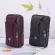 Mobile phone bag/Men's Double-Layer Zipper Waist Bag Portable Magnetic Buckle Mobile Phone Bag Coin Pruse