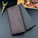 กระเป๋าสตางค์ผู้ชาย/Men's long woven pattern wallet multi-card fashion casual open wallet