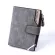 New, comfortable men, retro, canvas, leather wallet, folded, zipper bag