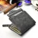 Mens Leather Business Soft Wallet Coins Pocket Credit Card Holder Purse With Zip
