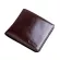 New Oil Wax Leather Men Wallet Short Bifold Wallet Casual Soild Men Purse With Coin Pocket Male Zipper Wallet