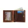 Brand Men's Genuine Leather Wallet Male Separate Coin Pocket Crazy Horse Leather Mini Money Bag Vintage Wallets Short Men Purses