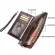 Contact's Wristlet Bag Genuine Leather Rfid Cellphone Wallet Men's Clutch Wallets Men Credit Card Holder Male Long Purse Zipper